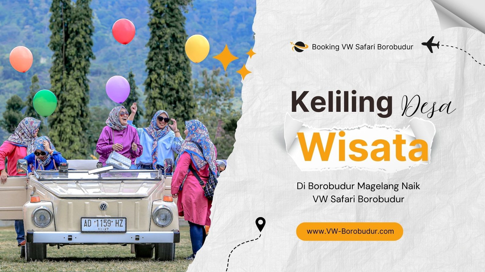Booking VW Safari Borobudur